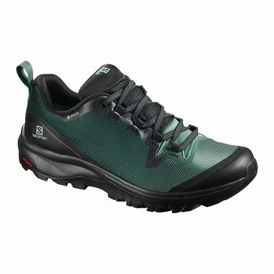 Dámské Trekové Boty Salomon VAYA GORE-TEX Černé/Zelene SA76423-603